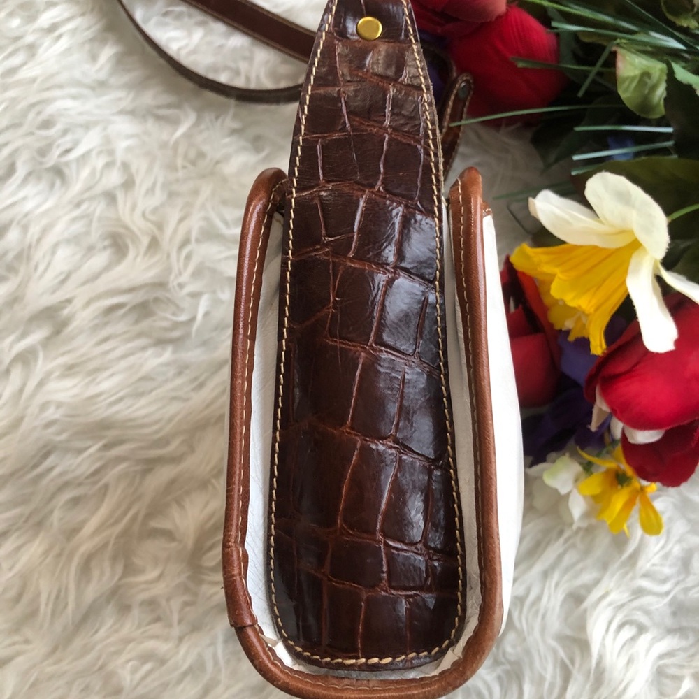 🌺GORGEOUS VINTAGE CROC Brahmin crossbody bag🌺 - Picture 7 of 13